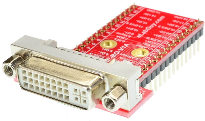 DVI-I Dual Link Female connector Breakout Board